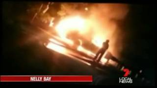 Tcad 7 News - Car Explodes At Nelly Bay