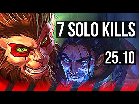 WUKONG vs SYLAS (TOP) | 7 solo kills, 4k comeback | KR Master | 25.10