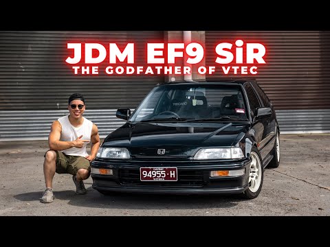JDM EF9 HONDA CIVIC SiR B16A Review - The Godfather of VTEC