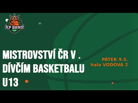 BASKETBAL | MČR dívek U13 | První hrací den | Brno - hala Vodova 2