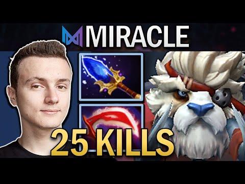 Tusk Dota 2 Gameplay Nigma.Miracle with 25 Kills
