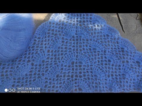 Lecția 29 .Crochete //Croșetăm un Șal finuț împreună
