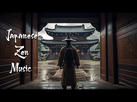 Japanese Flute Music for a Rainy Day - A Zen Experience at the Temple with Japanese Zen Music