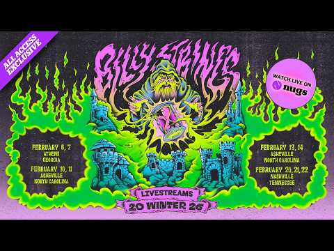 Billy Strings 2/14/2026 Exploreasheville.com Arena, Asheville, NC