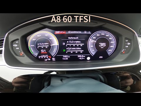 AUDI A8 50 VS 55 VS 60 VS S8 VS S8 Plus acceleration--0~260 km/h