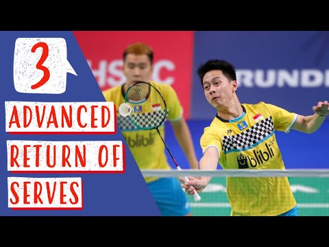 3 Advanced Return of Serves In Badminton 🏸