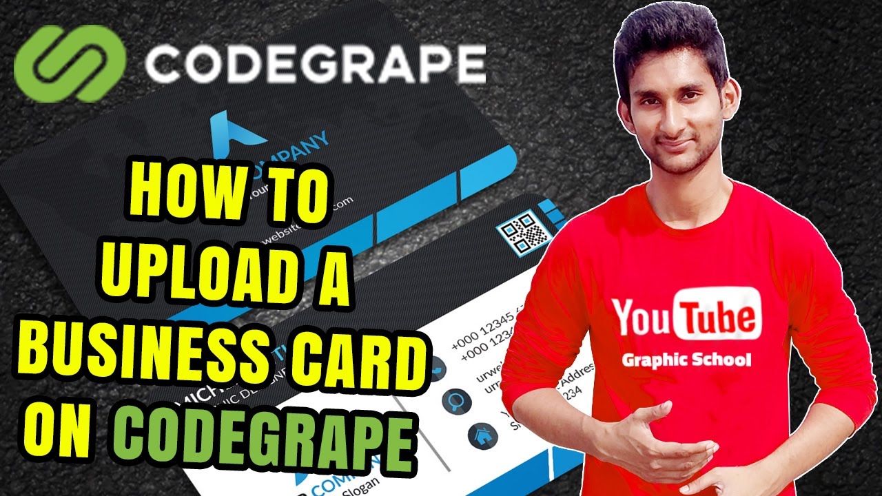 How To Properly Upload a Business Card On Codegrape | Codegrape Tutorial