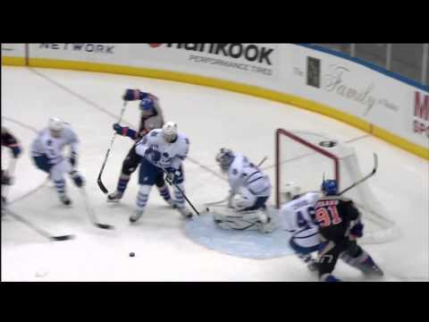 Leafs @ Islanders - Joey Crabb Scores - 111223