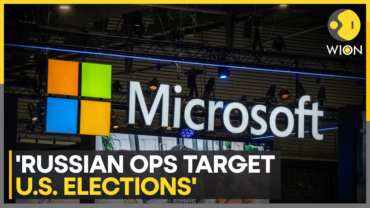 Microsoft says Russian influence operations targeting US elections | WION News