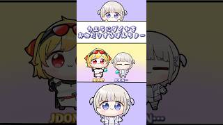 【手描き】カエラにダイヤモンドをおねだりするばんちょー【ホロライブ切り抜き/轟はじめ/カエラ】#ホロライブ #hololive #shorts