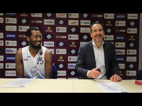 Konferencja po meczu Polski Cukier Toruń - Start Lublin