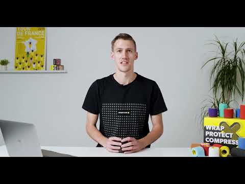 Part of a video titled What is COHESIVE WRAP? AKA SOCK WRAP AKA FOOTBALL TAPE