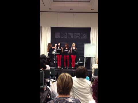 Morgan teaching Curl Confidence at Premiere Orlando 2012!