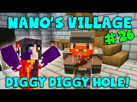 YOGSCAST Kim - MINECRAFT - Nano's Village #26 - Diggy Diggy Hole (Yogscast Complete Mod Pack)