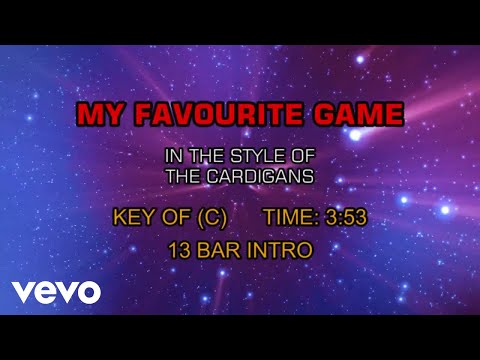 The Cardigans - My Favourite Game (Karaoke)