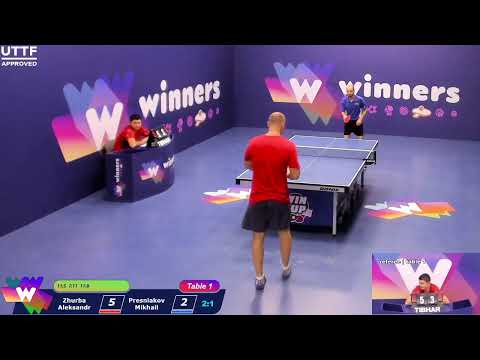 WINners CUP table 1 11.10 Zhurba Aleksandr - Presniakov Mikhail 17:00