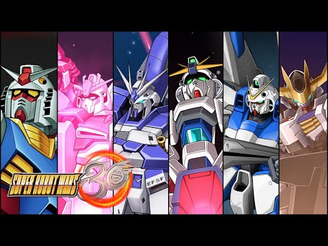 All Gundam Series Units & Attacks | Super Robot Wars 30