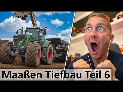 Maaßen Erd und Tiefbau Teil 6 - Cat 325F Super Bagger und Fendt im Einsatz - M4cM4nus reagiert