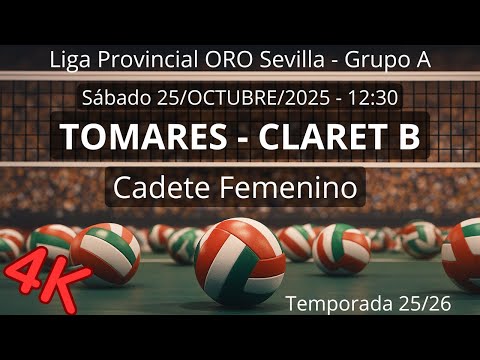 TOMARES - CLARET B (CADETE FEMENINO Voley)