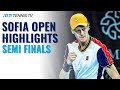 Sinner vs Krajinovic & Giron vs Monfils | Sofia Open 2021 Semi Final Highlights