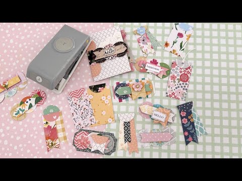 DIY Paper Embellishments using 1” Circle Punch & Paper Scraps - Simple & Easy Beginner Project Idea