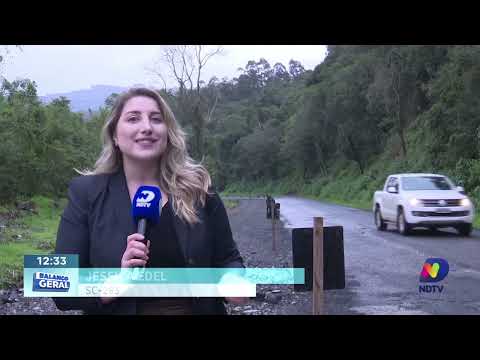 SC-283: obras são retomadas, mas transtornos seguem na rodovia