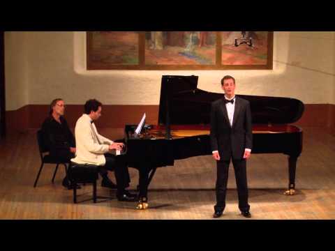 Matthew Worth, baritone and Shai Wosner, piano perform Schumann: Dichterliebe