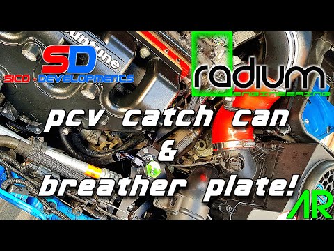 RADIUM ENGINEERING PCV CATCH CAN + SICO DEVELOPMENTS PCV PLATE INSTALL! | FOCUS RS