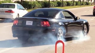 Coffee and Cars was OUT OF CONTROL with the BURNOUTS - November 2018