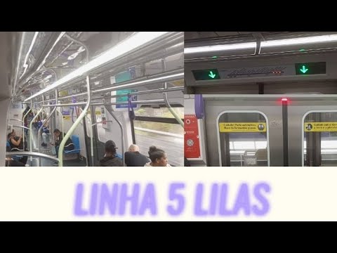 Viagem Completa Linha 5 Lilás (Capão Redondo x Chácara Klabin) ViaMobilidade
