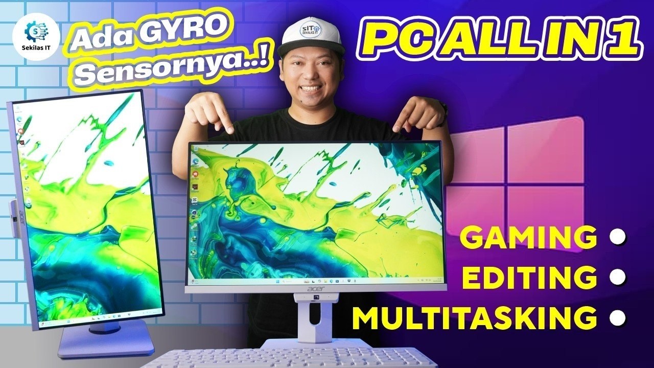 8.9 juta Dapet Semua nya - ACER ACX24 PC ALL in one