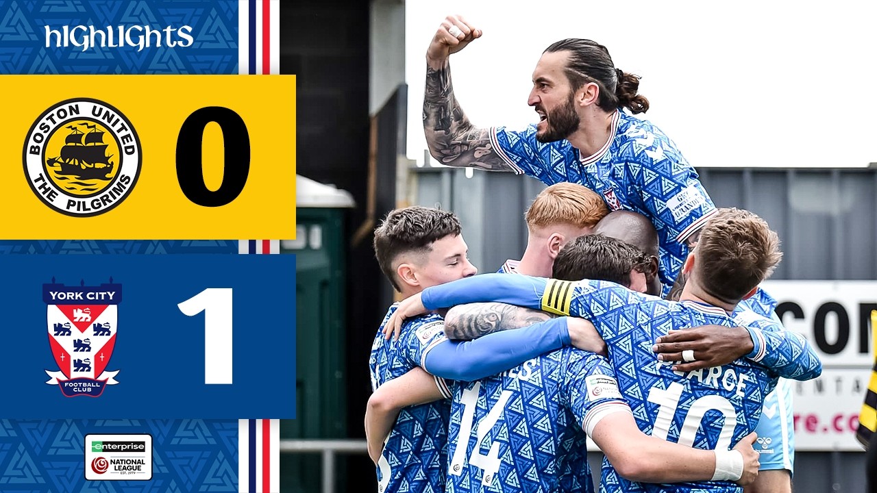 Boston United vs York City Highlights