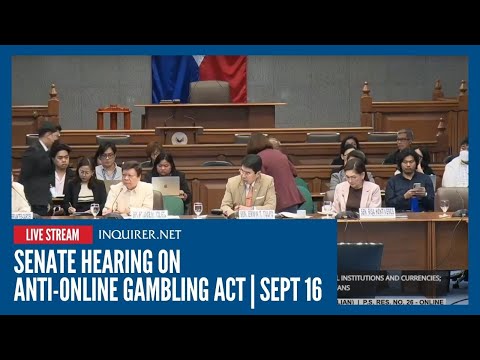 LIVE: Senate hearing on Anti-Online Gambling Act | Sept 16