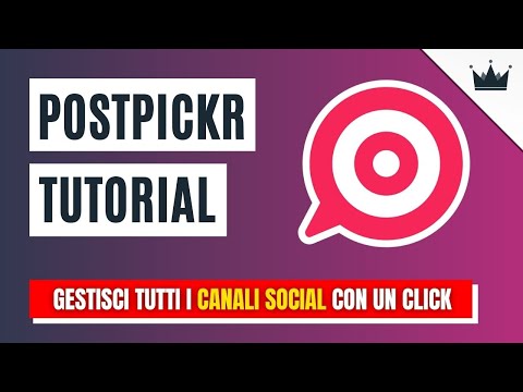 , title : 'TUTORIAL POSTPICKR 🎯 Come gestire la PROGRAMMAZIONE dei SOCIAL MEDIA in modo rapido e AUTOMATICO'