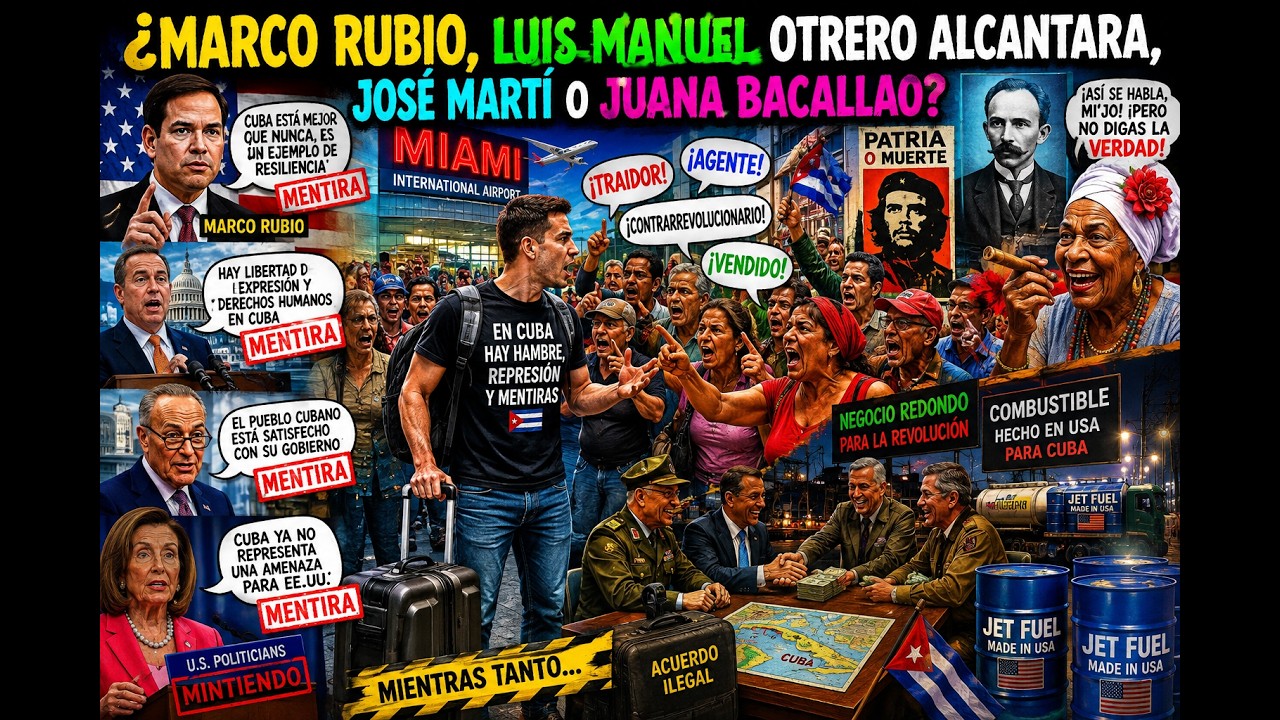 ¿Marco Rubio, Luis Manuel Otero Alcantara, José Martí o Juana Bacallao?