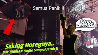Download lagu Semua panik❗Detik-Detik Box DHEHAN Audio Lepas Dan Jatuh‼️ mp3