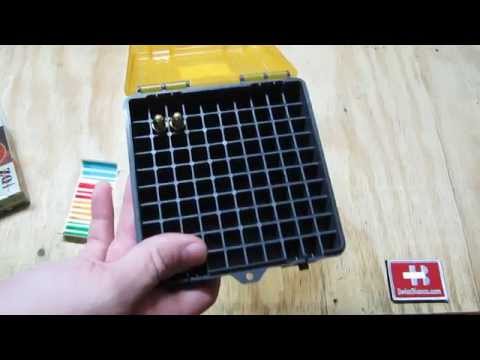 plano 100 count handgun ammo box with 9mm/380 auto