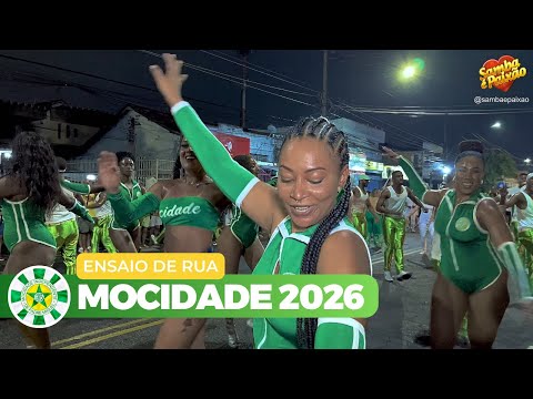 Mocidade 2026 | 1º Ensaio de Rua Completo (4K)