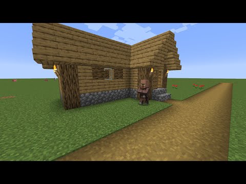 Peachester - How to build a Minecraft Village Tool Smith (1.14 plains)