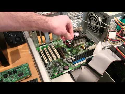 Rebuilding an old Gateway computer for DOS games