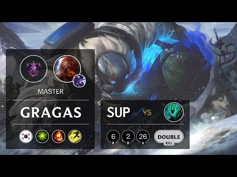 Gragas Support vs Thresh - KR Master Patch 9.16