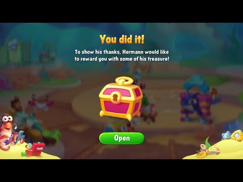 @Fishdom Shipwrecked Win Strikes Level 25 - 30. Shipwrecked Repaired. 🚢