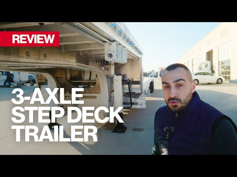 Hauling Heavy? This 3-Axle Step Deck Trailer is BUILT for the job