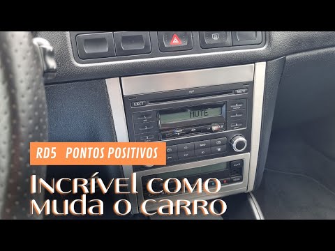 COLOQUEI RÁDIO ORIGINAL NO GOLF SPORTLINE RD5, PONTOS POSITIVOS