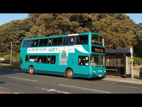 Rare Working: Route 57A: 7445/NK05 GWX-Arriva Northumbria-Volvo B7TL/Alexander ALX 400