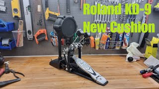 Video thumbnail for Roland Kick Pad KD-9 Repair, New sensor cushion. by Mattias Bräckestam