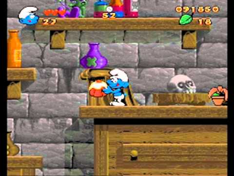 Les Schtroumpfs : Autour du Monde Super Nintendo