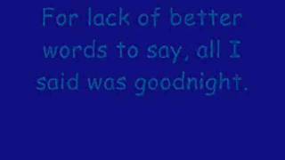 The Starting Line - A Goodnight&#39;s Sleep (with lyrics)