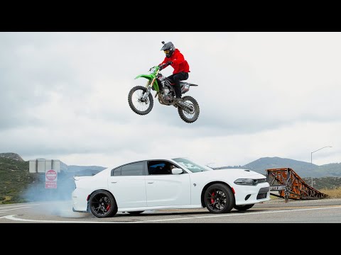 Dirt Bike vs Freeway Jump! - Buttery Vlogs Ep244