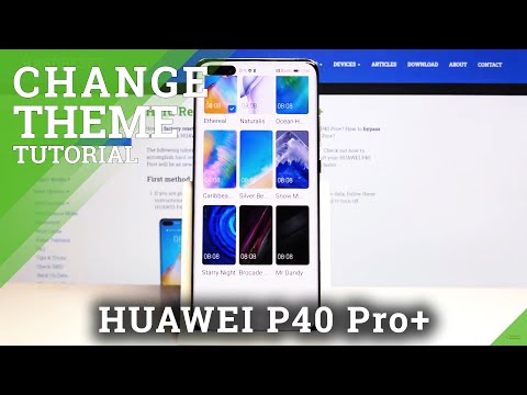 How to Set Up Theme in Huawei P40 Pro+ - Change Device Theme